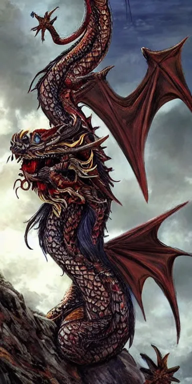 Prompt: dragon staff,((((dragon head)))) on top of the staff, ((((dragon head)))) on top of the staff,dragon staff,((((dragon head)))) on top of the staff, ((((dragon head)))) on top of the staff, epic fantasy style art, fantasy epic digital art, epic fantasy weapon art, hearthstone style art