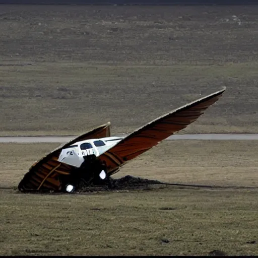 Image similar to crash landing