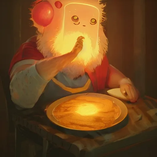 Image similar to portrait of viking toast, bread type pokemon, strong pixar wonder bread warrior, volumetric lighting, dynamic composition, art by sachin teng and sergey kolesov and ruan jia and heng z, scifi, fantasy, hyper detailed, ultra realistic, sharp focus, wildlife photography, national geographic, octane render, concept art