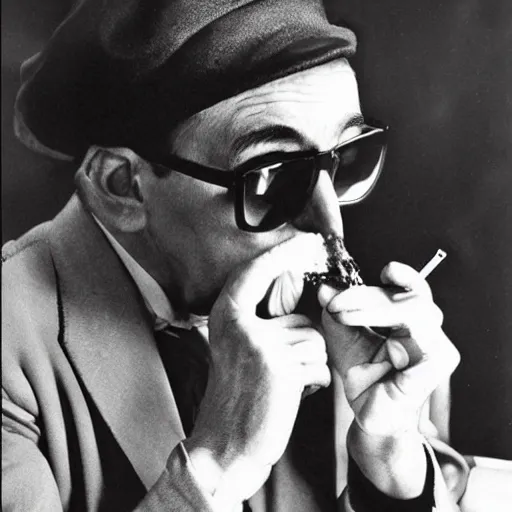 Image similar to mario smoking a cigarette by le corbusier