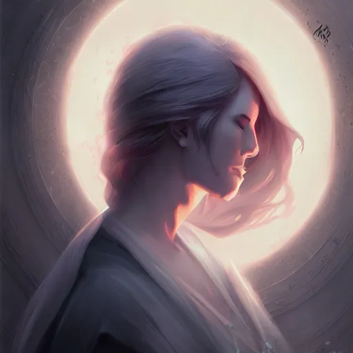 Prompt: shadow mage casting dark magic in the daytime by charlie bowater