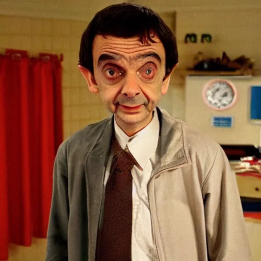Image similar to Mr Bean stars in Stranger Things