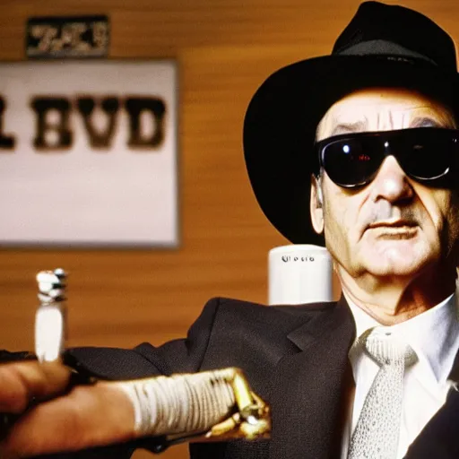 Image similar to bill murray as a blues brother