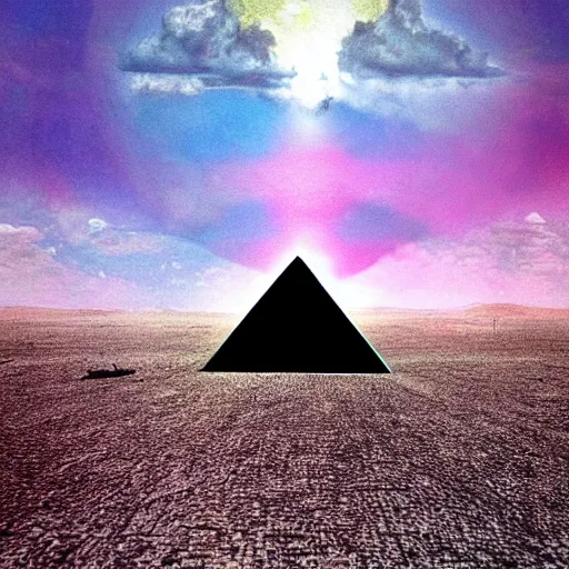 Prompt: dark side of the moon pink floyd realism, realistic, hdr, clear image,