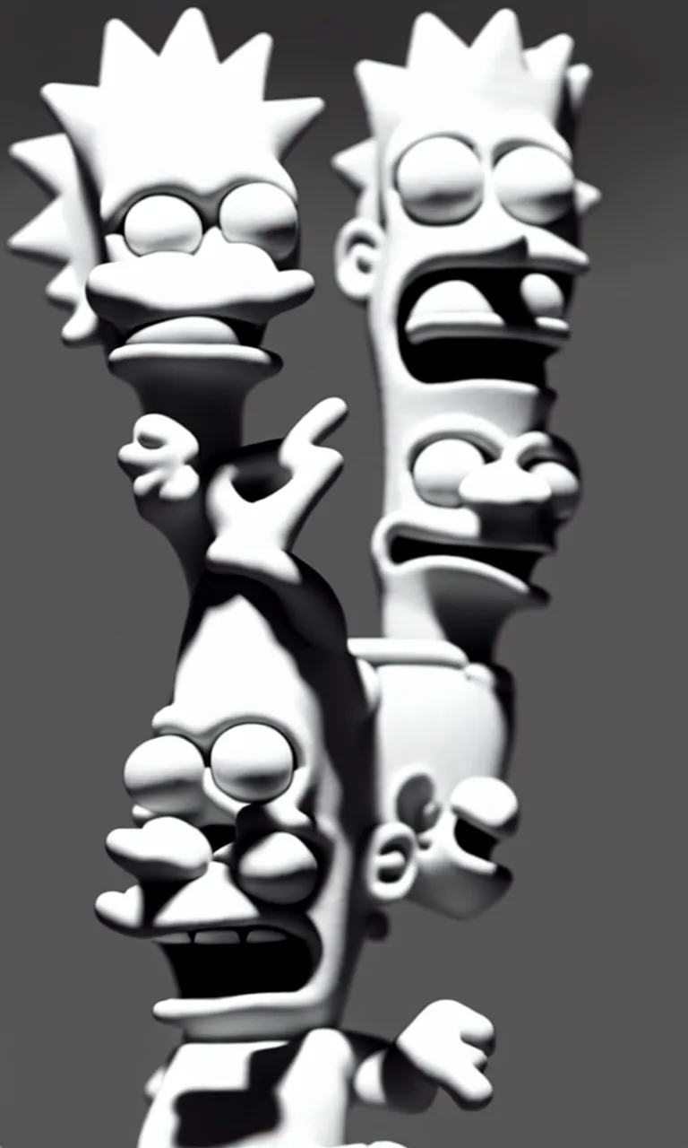 Prompt: bart simpson as real guy, ambient occlusion
