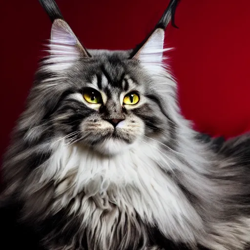 Prompt: A fluffy Maine Coon in Soviet Russian. Propaganda. High resolution. Highly detailed. Art station. 8k