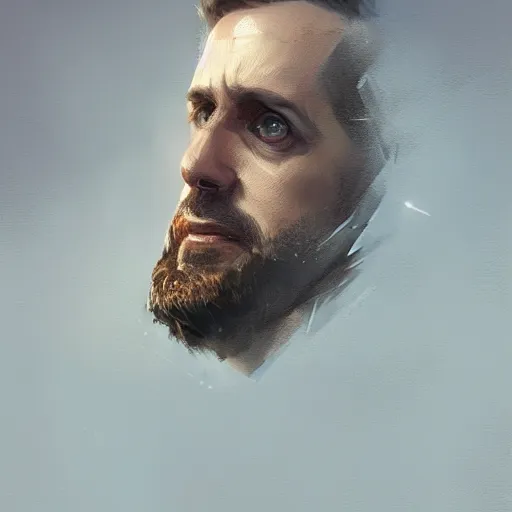Image similar to portrait of Michael Scott, art by greg rutkowski, matte painting, trending on artstation
