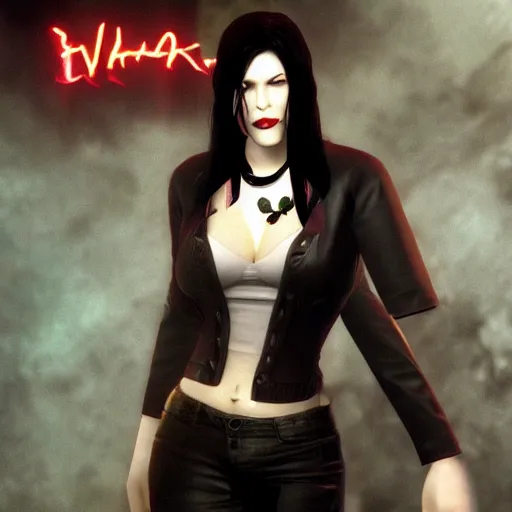Image similar to liv tyler, vampire the masquerade bloodlines, troika games, vtmb, vtm
