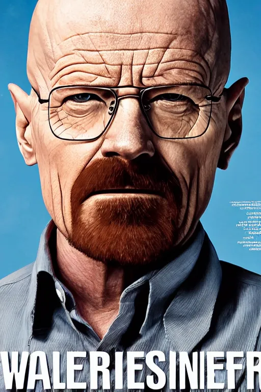 Prompt: walter white featured in bikini photoshoot, sports illustrated cover