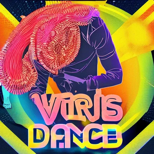 Prompt: a virus on the dance floor