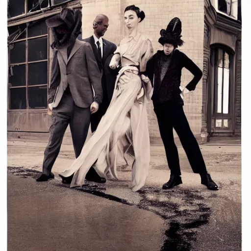 Image similar to a fashion photo of a beautiful model, ted gibson, jen atkin, tom eerebout, elizabeth saltzman, peter lindbergh, tim walker