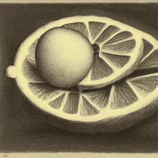 Image similar to “lemon in the style of Mezzotint”