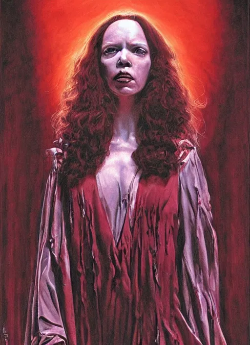 Image similar to suspiria ( 1 9 7 7 ), highly detailed, centered, digital painting, artstation, concept art, smooth, sharp focus, illustration, artgerm, donato giancola, joseph christian leyendecker, les edwards, ed repka, basil gogos, wlop