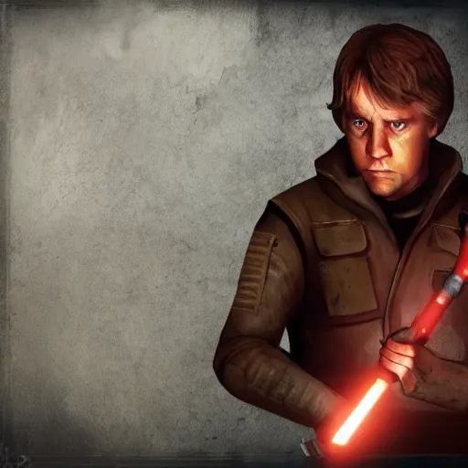 Image similar to Screenshot of Luke Skywalker in Dead By Daylight game