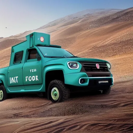 Image similar to fiat cybertruck