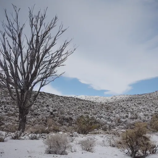 Image similar to snow in the mexican desert