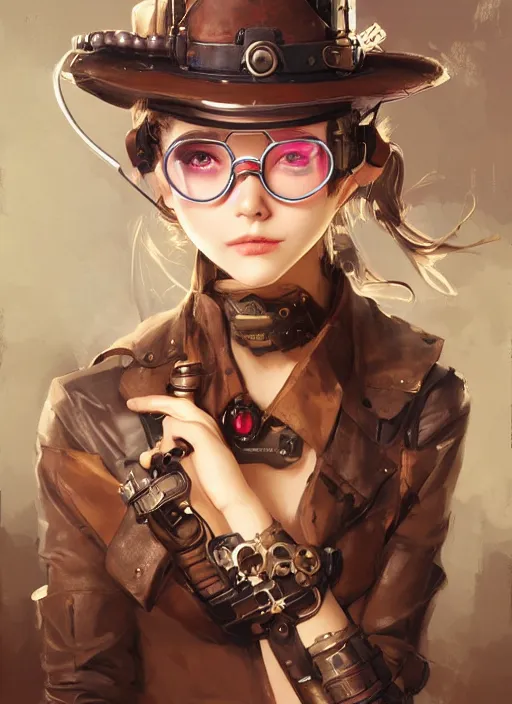 Image similar to girl, steampunk, goggles, pilot, portait, made by stanley artgerm lau, wlop, rossdraws, james jean, andrei riabovitchev, marc simonetti, yoshitaka amano, artstation