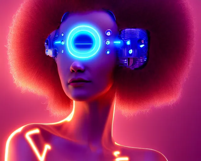 Image similar to glowing hair, complex cybernetic beings, beautiful hairy humanoids, cybermagnetosphere, cybernetic civilizations, ornate hair, love, joy, vortexes, large arrays, data holograms, 8 k, cinematic light shadows, wet hdr refractions, *, * * *, * * * * *