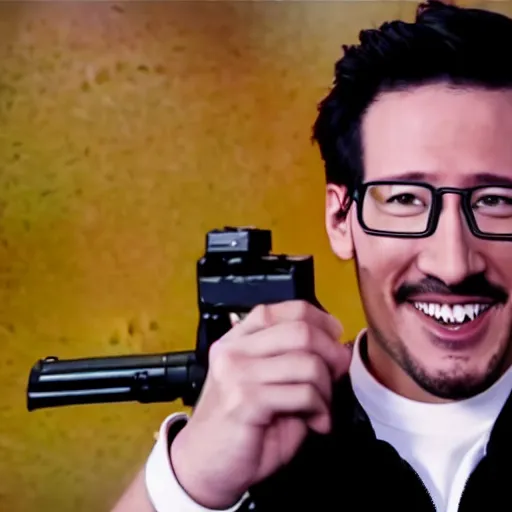 Prompt: A still of Markiplier in The Matrix