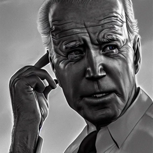 Image similar to joe biden crying, dramatic lighting, cinematic, establishing shot, extremly high detail, photorealistic, cinematic lighting, artstation, style by James Gurney