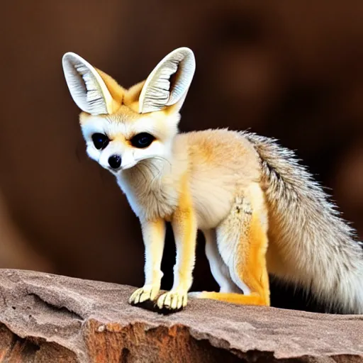 Prompt: fennec fox, world famous merchant