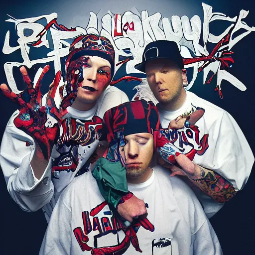 Image similar to limp bizkit album cover