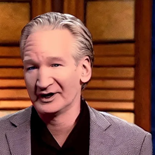 Image similar to a screen still of bill maher in crouching tiger hidden dragon