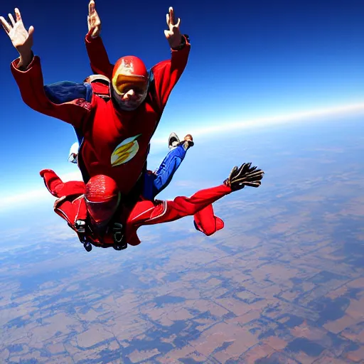 Image similar to flash macquenn skydiving