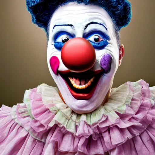 Prompt: happy clown