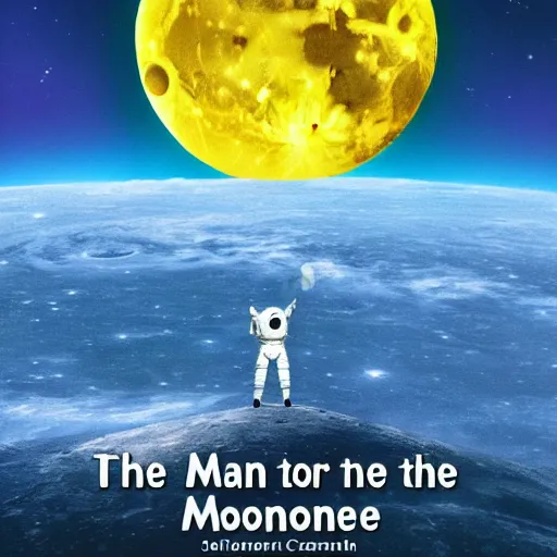 Prompt: the man on the moon screaming at planet earth