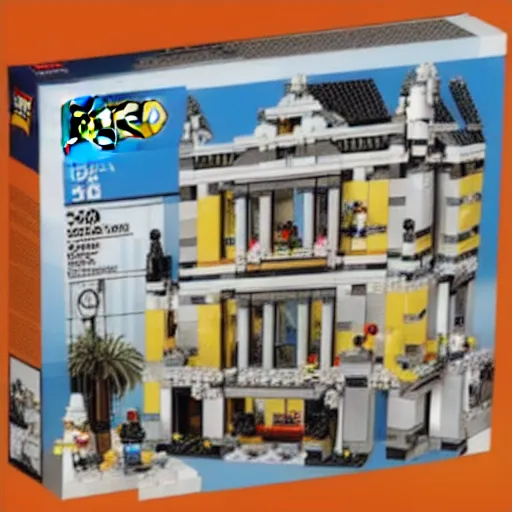 Image similar to mar - a - lago fbi raid lego set