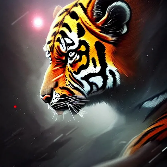 Prompt: epic professional digital art of 🐅 📱 💥 ❎ , best on artstation, cgsociety, wlop, Behance, pixiv, astonishing, impressive, outstanding, epic, cinematic, stunning, bounce lighting, gorgeous, concept artwork, much detail, much wow, masterpiece.