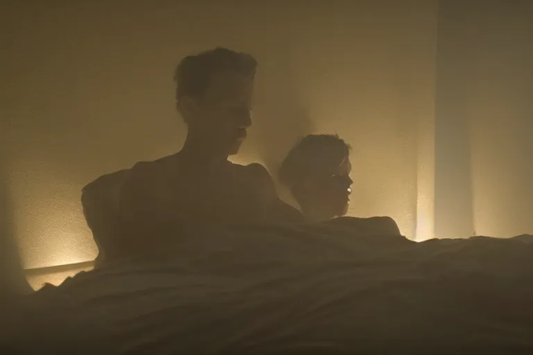 Prompt: vfx movie scene sleep paralysis night natural lighting by emmanuel lubezki