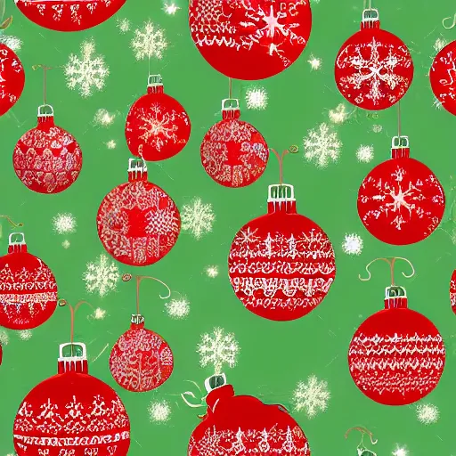 Image similar to christmas desktop wallpaper, seamless tile,