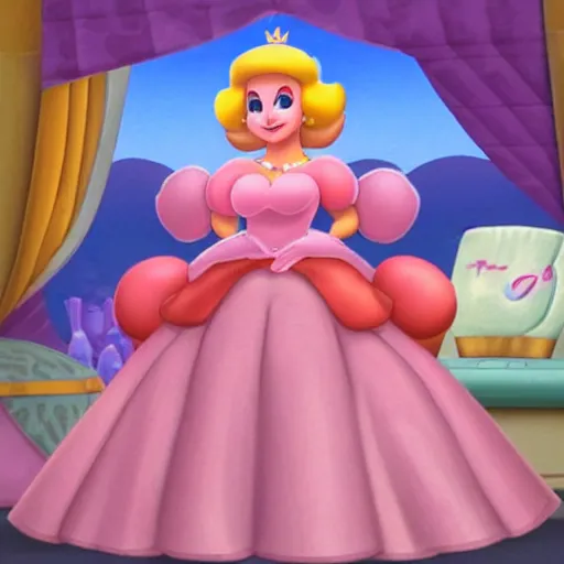 Image similar to thicc princess peach