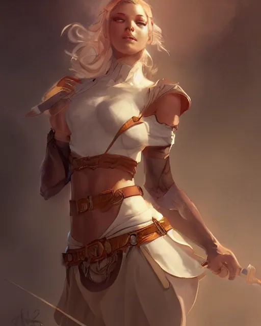 Prompt: a beautiful female cleric by Stanley Artgerm Lau, WLOP, Rossdraws, frank frazetta, Andrei Riabovitchev, Marc Simonetti, tranding on artstation