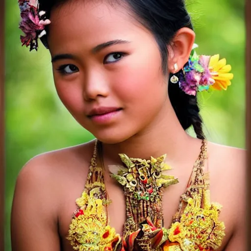 Image similar to beautiful balinese girl