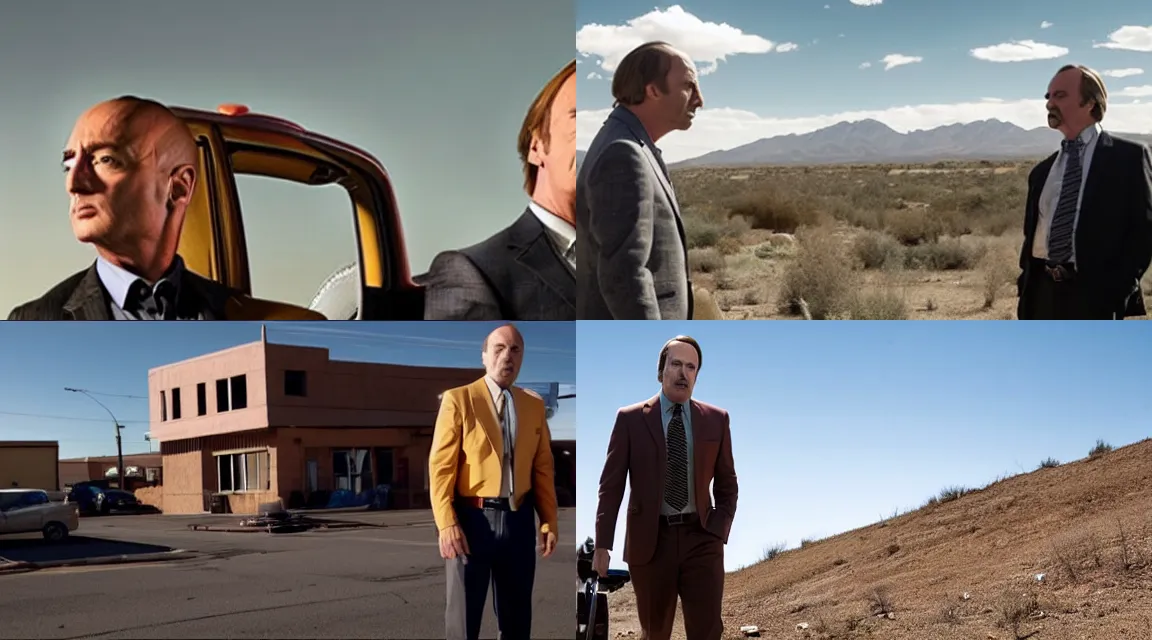 Prompt: a scene from better call saul