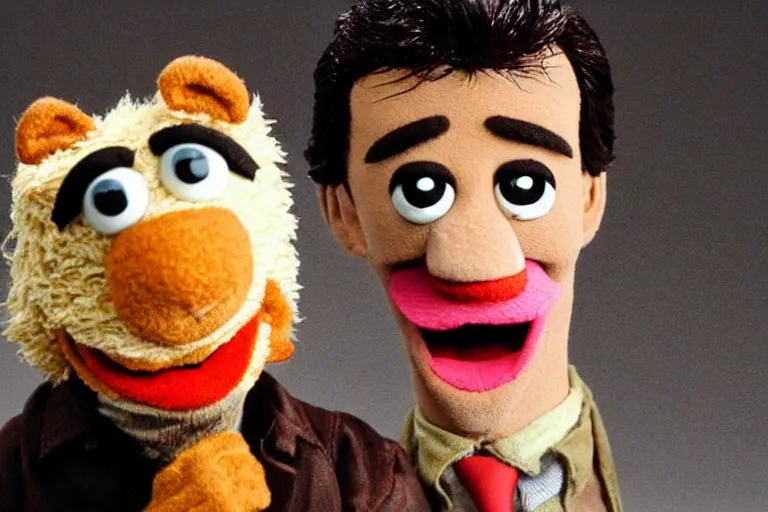 Image similar to Bruce Campbell as Ash in Evil Dead muppets