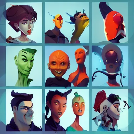 Image similar to face icon stylized minimalist toxic crusaders, loftis, cory behance hd by jesper ejsing, by rhads, makoto shinkai and lois van baarle, ilya kuvshinov, rossdraws global illumination