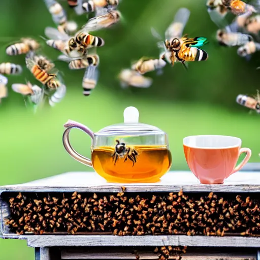 Image similar to bees and tea