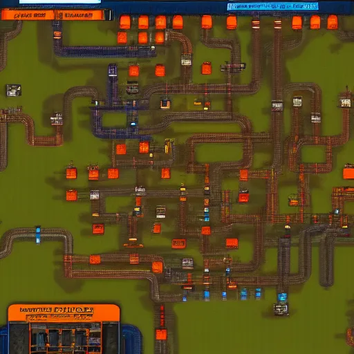 Prompt: Factorio screenshot