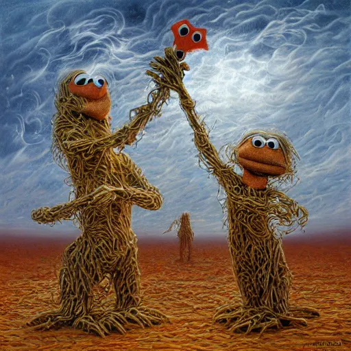 Image similar to muppets designed by peter gric