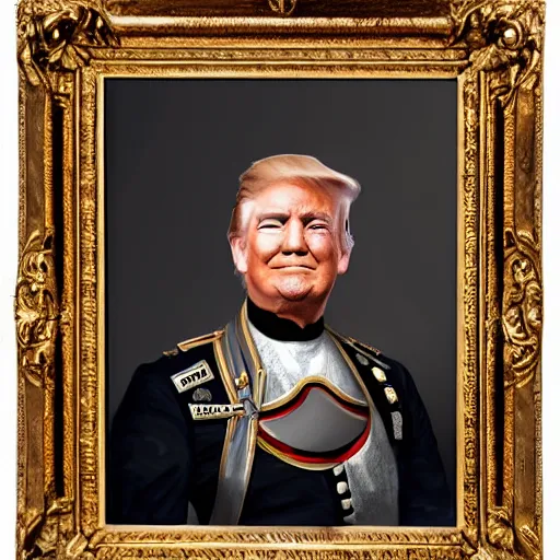 Image similar to trump as a decorated civil war general, portrait