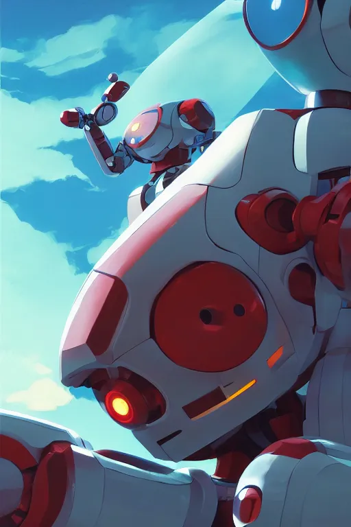 Image similar to metabots medabots medarotto medarot robot minimalist comics, behance hd by jesper ejsing, by rhads, makoto shinkai and lois van baarle, ilya kuvshinov, rossdraws global illumination ray tracing hdr radiating a glowing aura