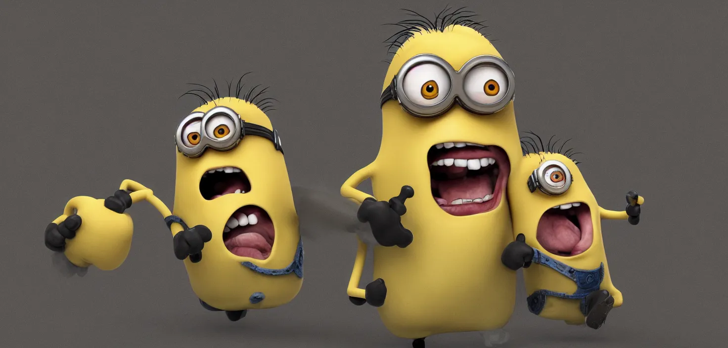 minions laughing hysterically