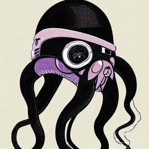 Image similar to darth octapus with asthma