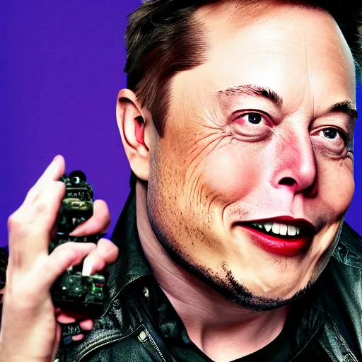 Prompt: Elon Musk as Jim Carey from the movie The Mask, highly detailed, high quality, HD, 4k, 8k, Canon 300mm, professional photographer, 40mp, lifelike, top-rated, award winning, realistic, sharp, no blur, edited, corrected, trending