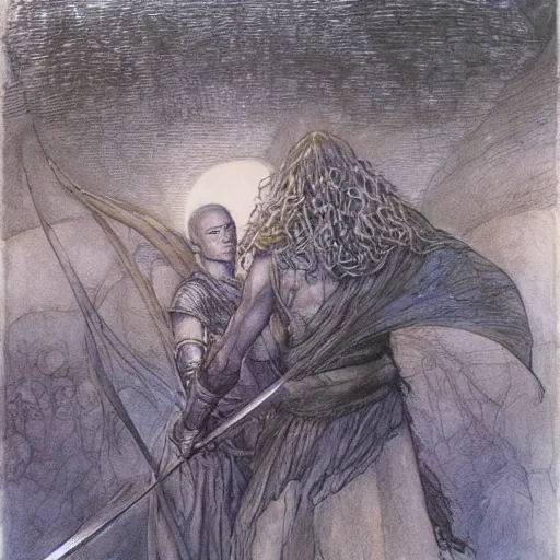 Prompt: Malazan by Alan Lee