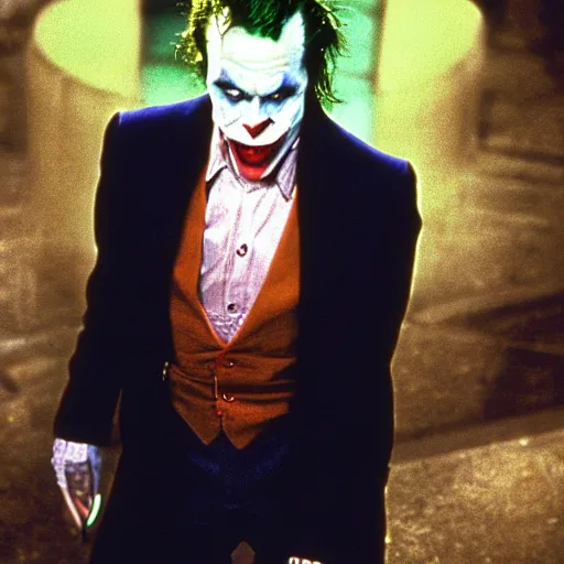 Image similar to jim carrey as the joker in batman ( 1 9 8 9 )